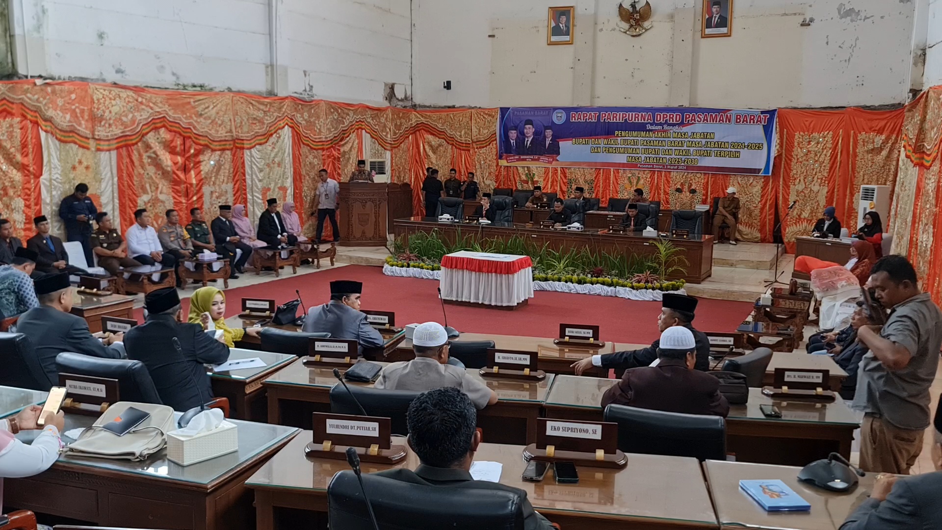 DPRD Pasaman Barat Gelar Paripurna Pengumuman Berakhirnya Masa Jabatan Bupati Periode 2021 - 2025